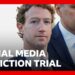Meta and Google found liable in landmark social media addiction trial | BBC News