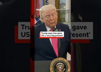 Trump says Iran gave US ‘very big present’. #Iran #US #BBCNews