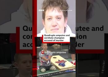 Quadruple amputee and professional athlete facing murder charge. #Cornhole #USNews #BBCNews