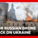 Russia hits Unesco heritage site in Ukraine in rare daytime drone attack | BBC News