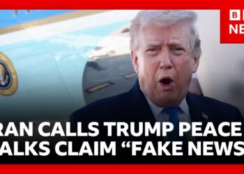 Iran calls Trump’s claim of peace talks “fake news” to manipulate markets | BBC News