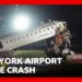 Two pilots killed after plane and ground vehicle collide at New York’s LaGuardia Airport | BBC News