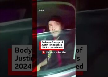 Bodycam footage of Justin Timberlake’s 2024 drink-driving arrest released. #BBCNews