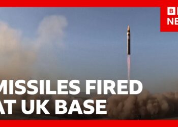 Iran launches ballistic missiles at crucial UK-US base | BBC News