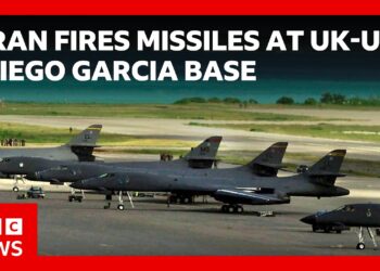 Iran fires missiles at UK-US Diego Garcia base, it is understood | BBC News
