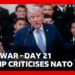 Trump calls Nato allies ‘cowards’ on day 21 of US-Israel war with Iran | BBC News