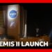 Nasa rolls out Artemis II ahead of April launch | BBC News