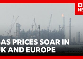 Gas prices in UK and Europe soar after strikes on energy facilities in Qatar and Iran | BBC News
