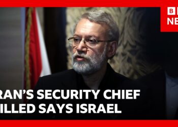 Israel says Iran’s security chief Ali Larijani has been killed in strike | BBC News