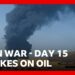 US targets Kharg Island and Iran threatens US-linked oil facilities | BBC News