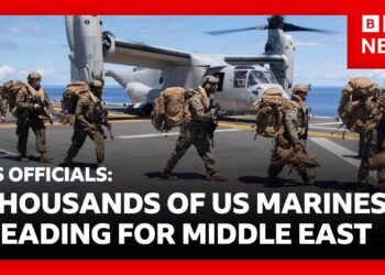 Iran War –  US officials say thousands of marines and assault ship on way to region | BBC News