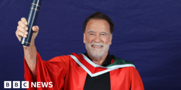Arnold Schwarzenegger awarded honorary degree in Belfast