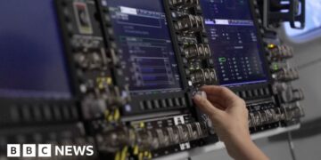 Astronaut training for Nasa’s moon mission