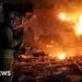 At least five killed in massive wave of Russian strikes across Ukraine, officials say