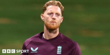 Ben Stokes working as part of the coaching team with England Lions
