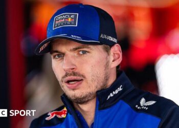 Max Verstappen speaking to the media after the Japanese Grand Prix