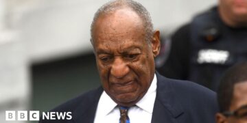 Jury orders Bill Cosby to pay $19m to ex-waitress after finding he abused her in 1972