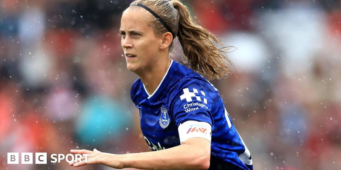 Katja Snoeijs playing for Everton