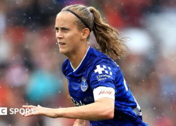 Katja Snoeijs playing for Everton