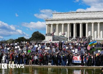 No Kings protests: Thousands across the US rally against Trump