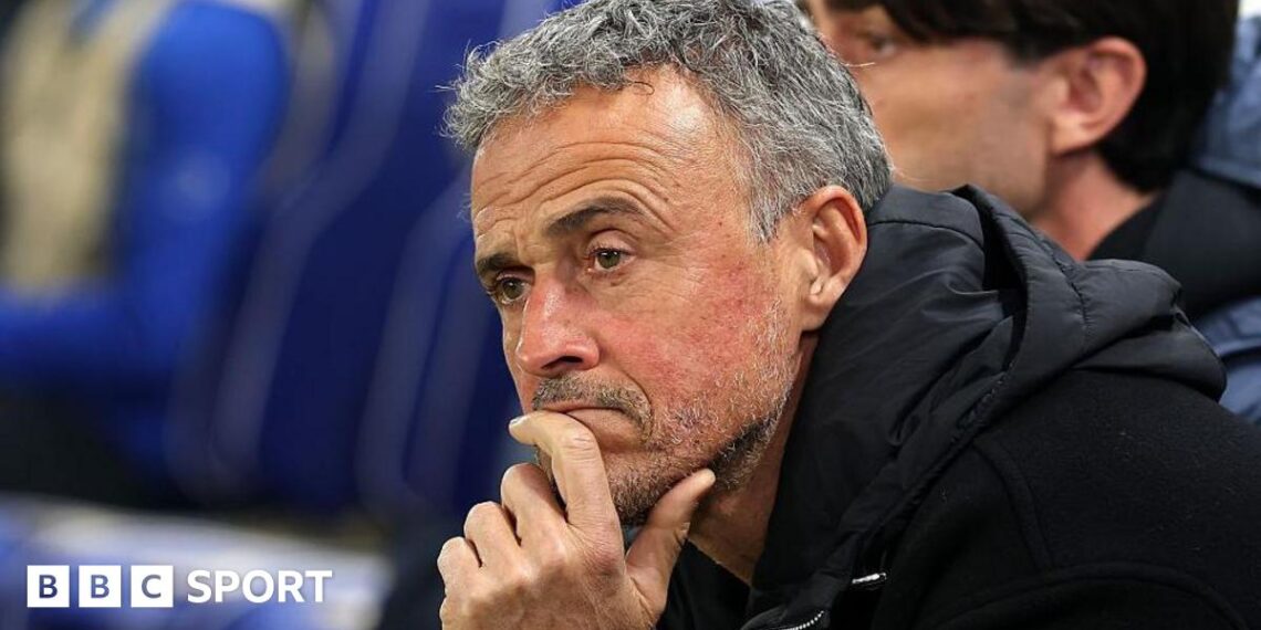 Luis Enrique of PSG