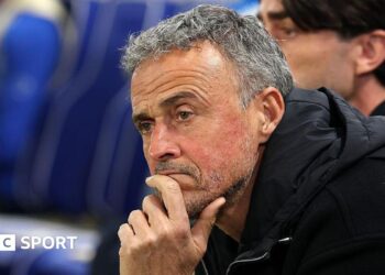Luis Enrique of PSG