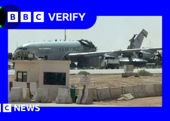 Photos show heavily damaged US radar jet at Saudi base