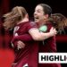 Oona Siren celebrating with teammate