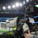 A television camera during the Premier League match between Tottenham Hotspur and Wolverhampton Wanderers