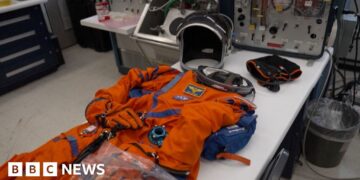 Take a look inside Nasa's moon spacesuit lab ahead of Artemis launch