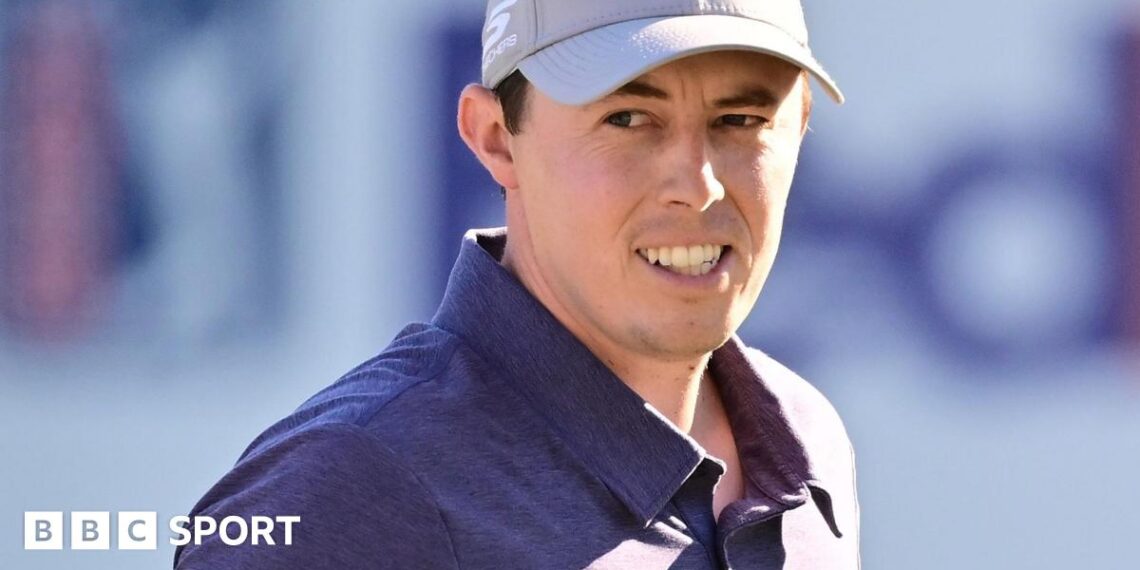 Matt Fitzpatrick smiling during Valspar Championship