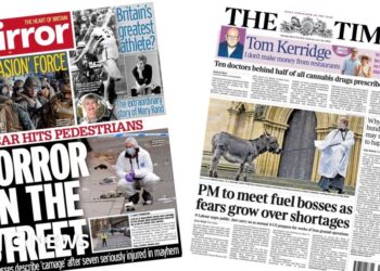 The Papers:  'Horror on the street' and 'Fears grow over shortages'