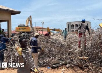 Three killed as unfinished building collapses on church service in Ghana