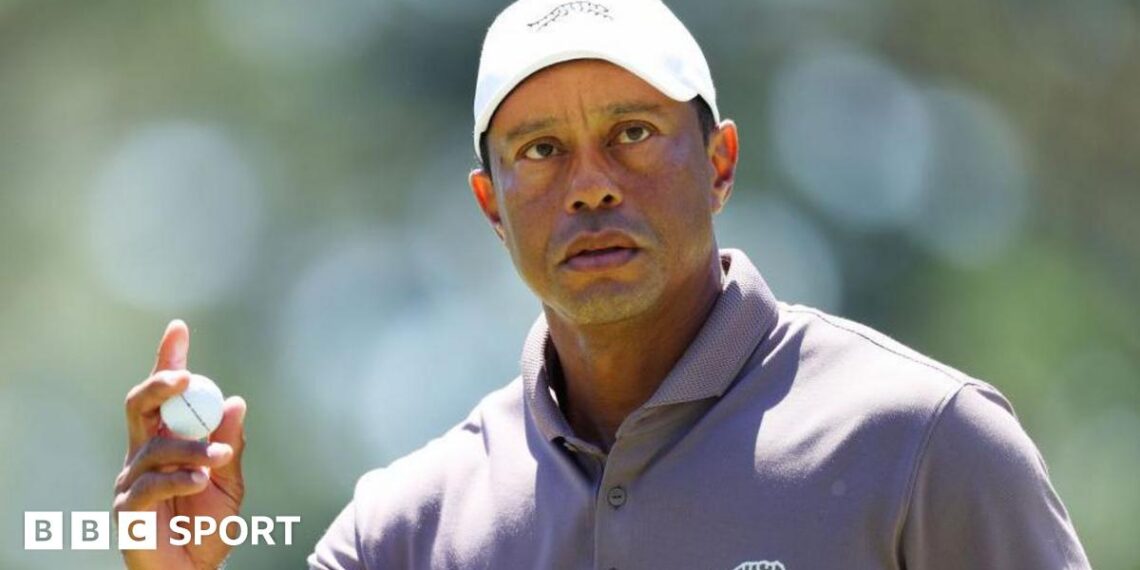 Tiger Woods is seen leaving Martin County Jail in a car after being arrested for driving under the influence following a car crash in Stuart, Florida, on 27 March.