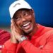 Tiger Woods celebrates