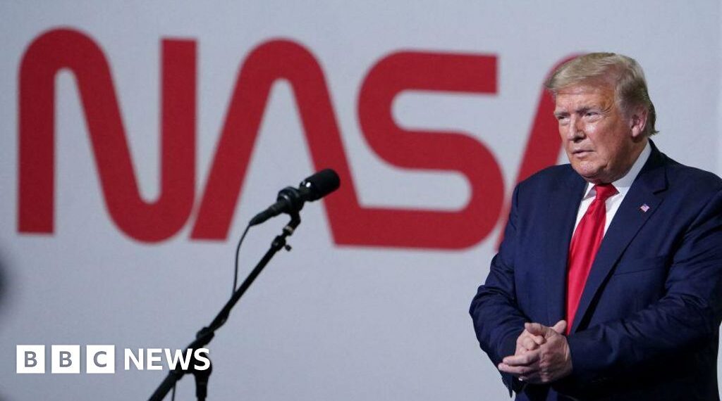 Trump sees 'America First' opportunity in Nasa lunar mission