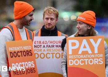 Why are resident doctors striking and how much are they paid?