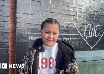 Wolverhampton girl's positive messages turned into mural