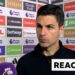 Mikel Arteta in post match interiew