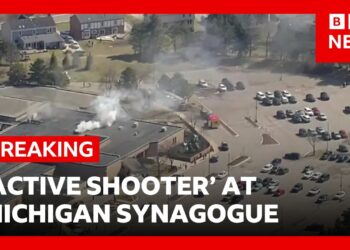 FBI respond to reports of ‘active shooter’ at Michigan synagogue | BBC News