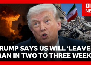 Trump says US will ‘leave Iran in two to three weeks’ | BBC News