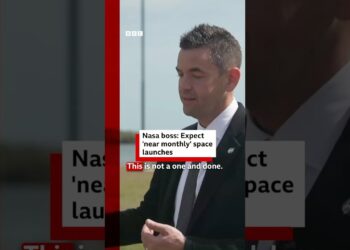 Expect “near monthly” space launches, Nasa boss says. #Artemis #Moon #BBCNews