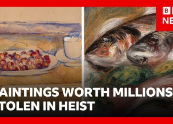 Italian heist sees thieves steal paintings worth millions | BBC News