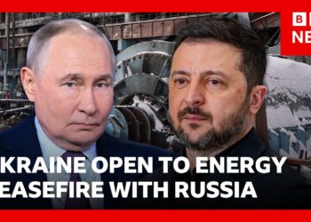 Zelensky says Ukraine open to energy ceasefire with Russia | BBC News