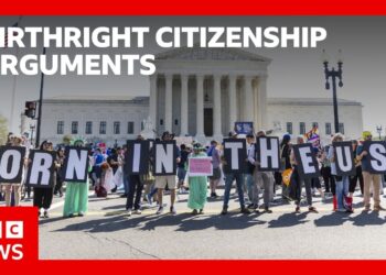 US Supreme Court considers birthright citizenship | BBC News