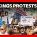 No Kings protesters across the US rally against Donald Trump | BBC News