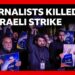 Three Lebanese journalists killed in Israeli strike, say broadcasters | BBC News