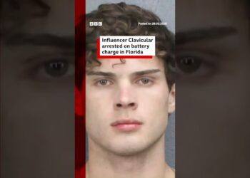 Influencer Clavicular arrested on battery charge in Florida. #Clavicular #Florida #BBCNews