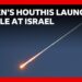 Yemen’s Iran-backed Houthis launch missile at Israel for first time since war began | BBC News