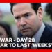 Rubio expects war to end ‘weeks, not months’ | BBC News
